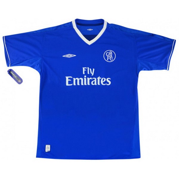 Maillot Football Chelsea Domicile Retro 2003 2005 Bleu